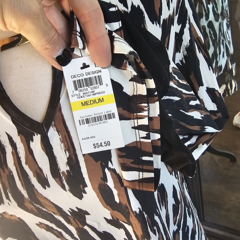 JM Collection Fall Blouse - Picture 2 of 3